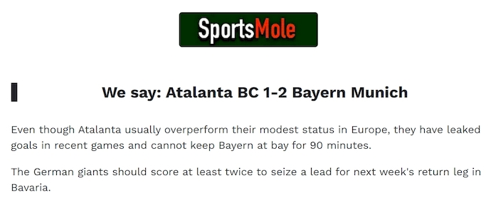 Chuyên gia Tony Ansell dự đoán Atalanta vs Bayern Munich, 3h00 ngày 11/3 - Ảnh 1