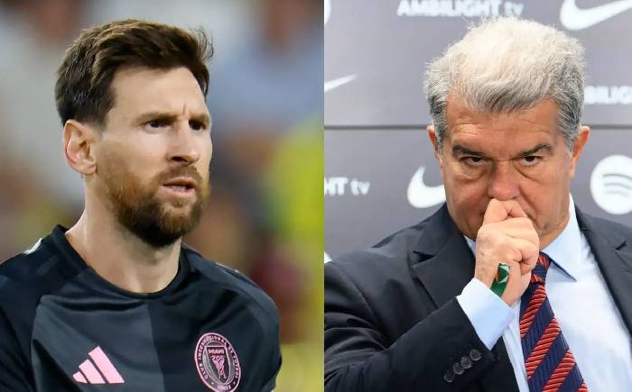 Chủ tịch Laporta ngăn cản Messi trở lại Barcelona